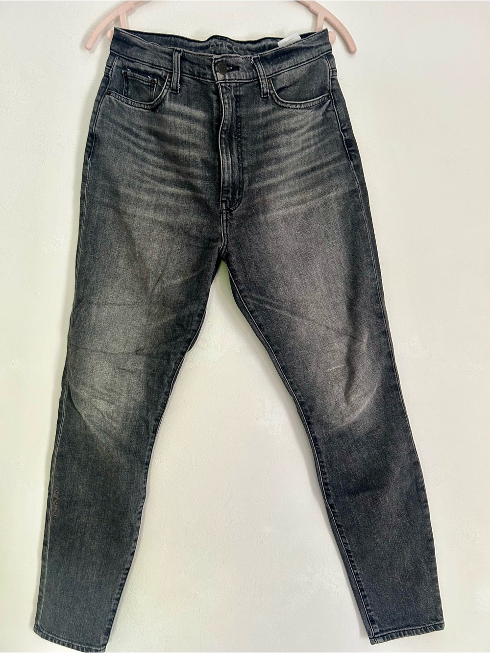 Etica Women's Charcoal Grey Washed Skinny Jeans